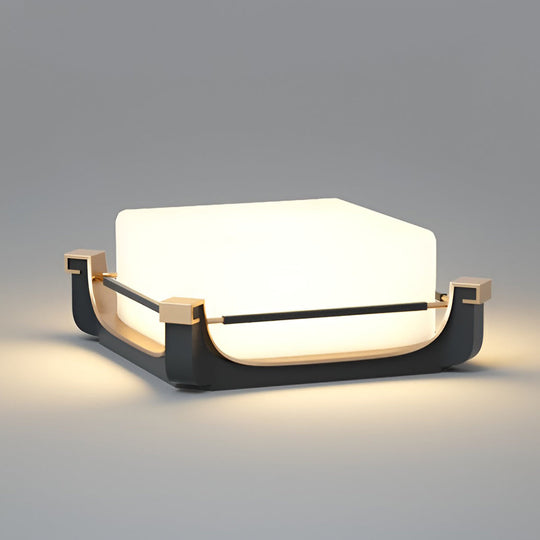 Waterproof LED Solar Deck Post Light Outdoor Fence Pillar Lamp