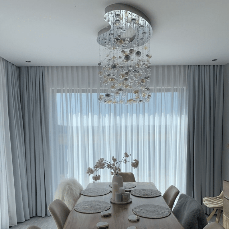 Bellatrix Crystal Chandelier: Transform Your Space with Contemporary Elegance