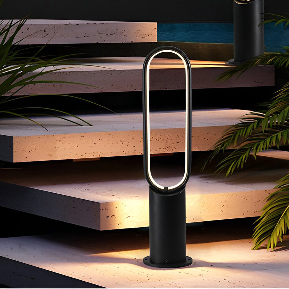 Modern Long Linear LED Solar Pathway Light