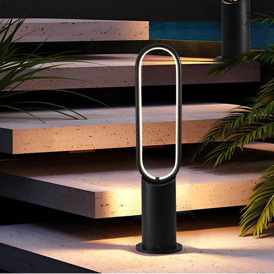 Modern Long Linear LED Solar Pathway Light