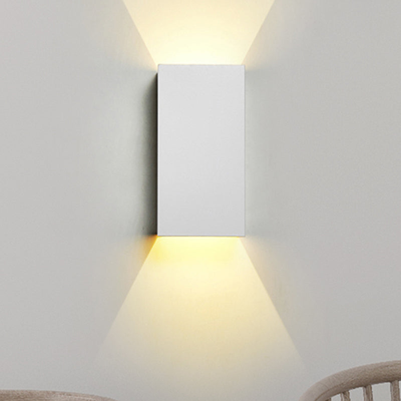 Contemporary LED Wall Sconce in Metal Gold/Coffee/Grey for Bedroom
