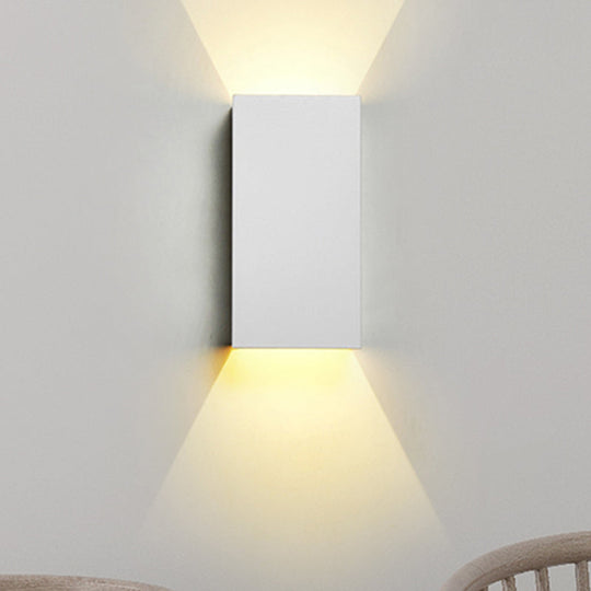 Contemporary LED Wall Sconce in Metal Gold/Coffee/Grey for Bedroom