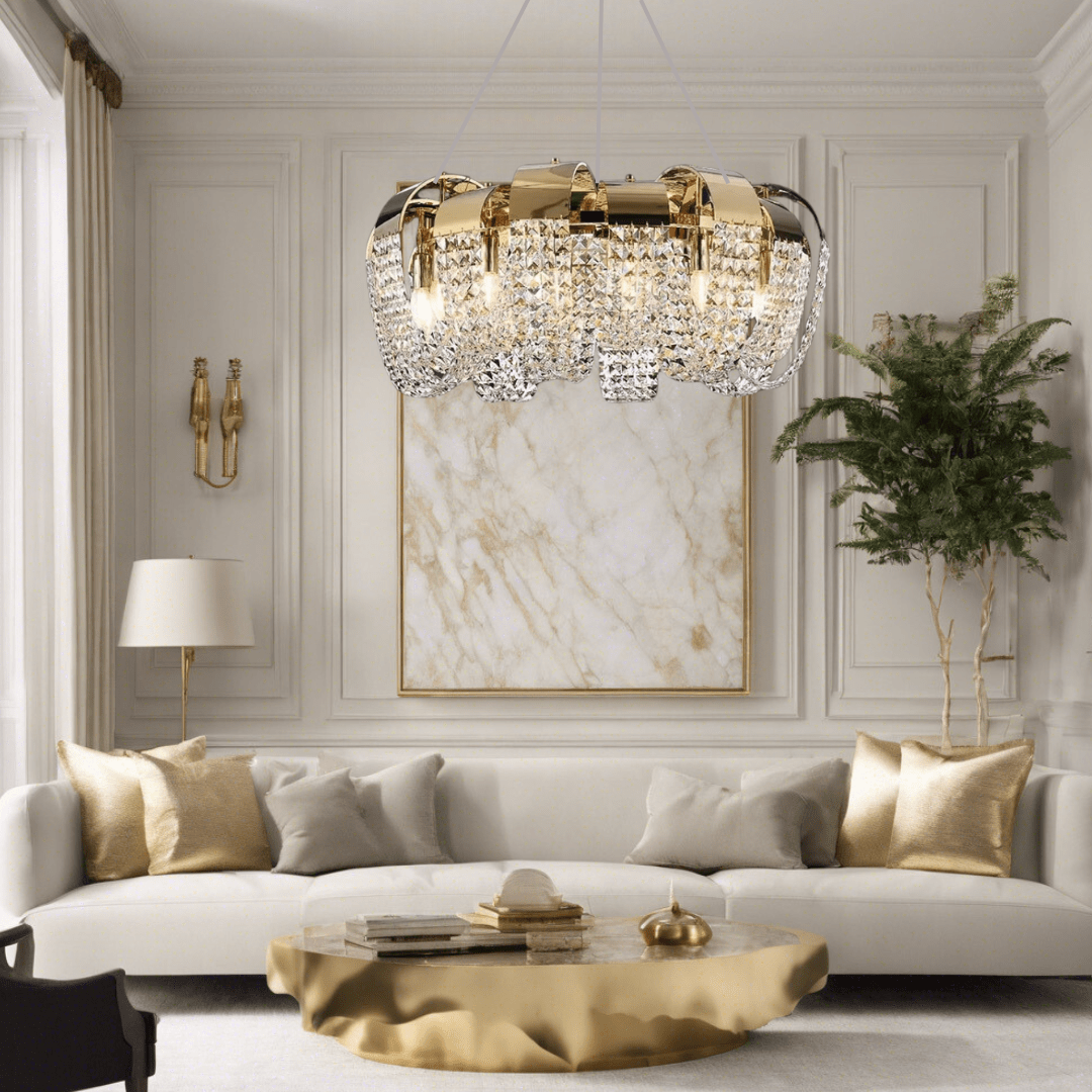 Anna Creative Gold Chandelier