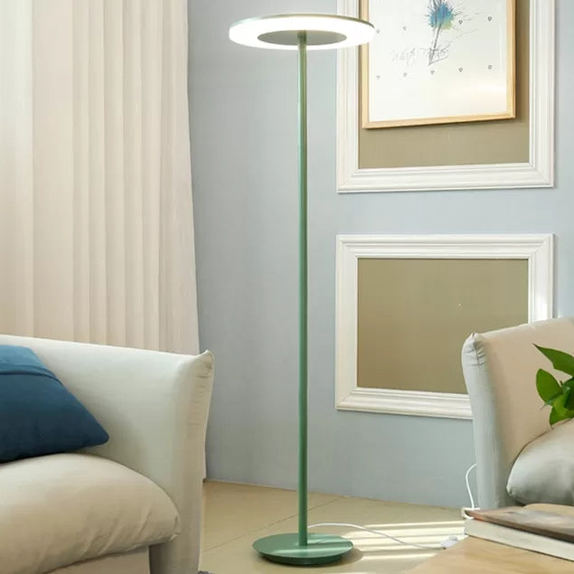 Stylish Nordic Metal Candy Colored Floor Lamp for Living Room