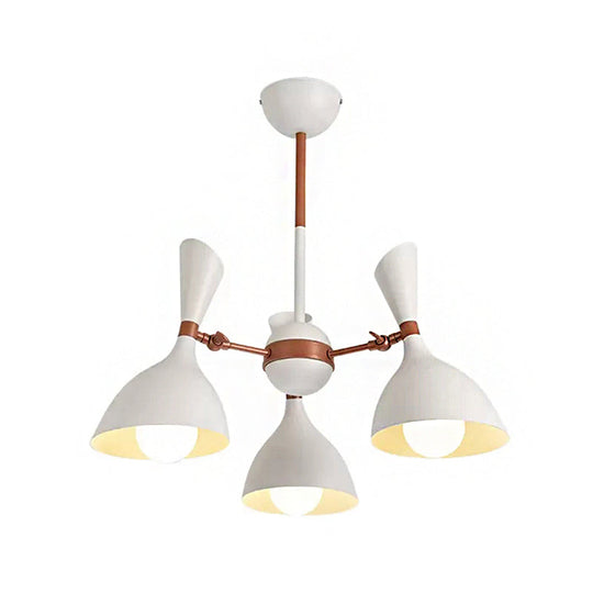 Contemporary Monochrome Kindergarten Pendant Chandelier for Living Room