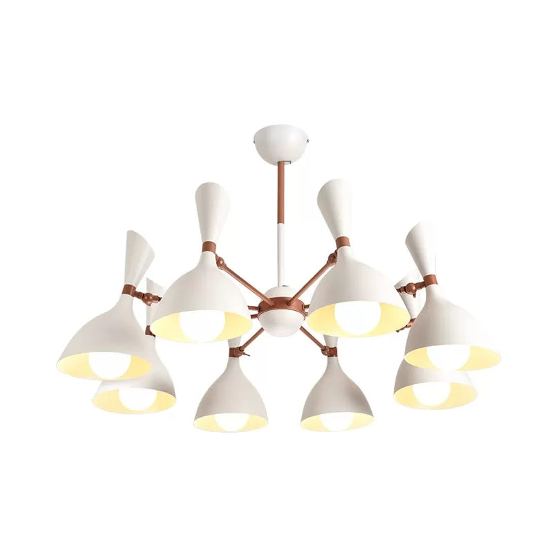Contemporary Monochrome Kindergarten Pendant Chandelier for Living Room