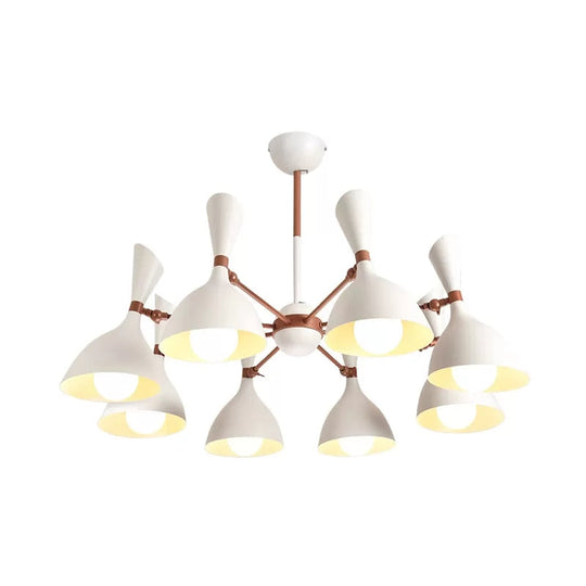Contemporary Monochrome Kindergarten Pendant Chandelier for Living Room