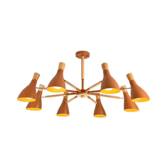 Macaron Half-Bottle Chandelier - Metallic Candy Colored Pendant Light for Nursery