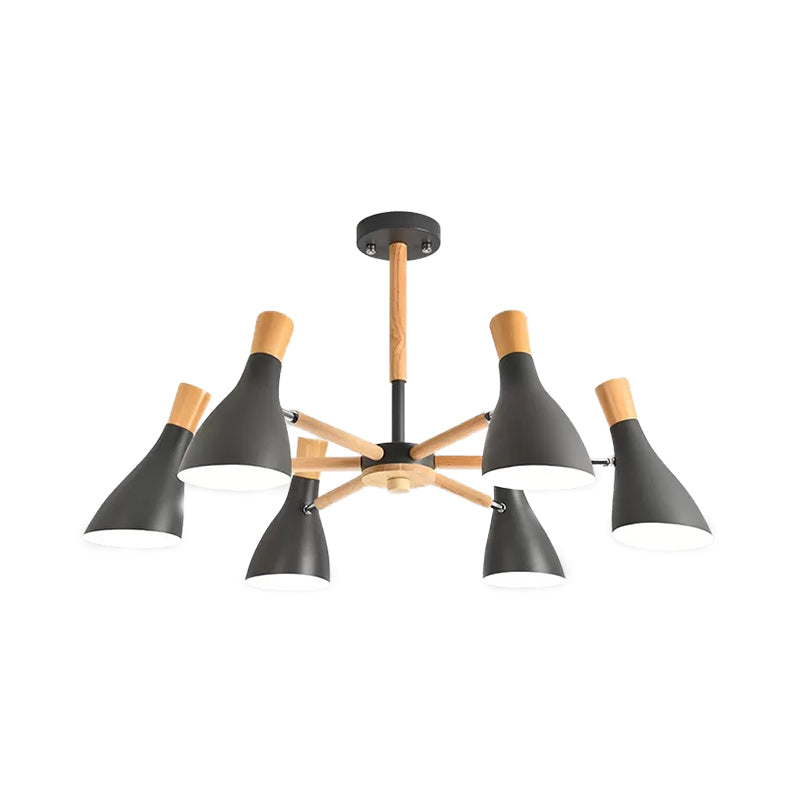 Macaron Half-Bottle Chandelier - Metallic Candy Colored Pendant Light for Nursery