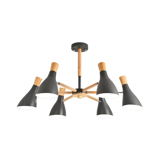 Macaron Half-Bottle Chandelier - Metallic Candy Colored Pendant Light for Nursery