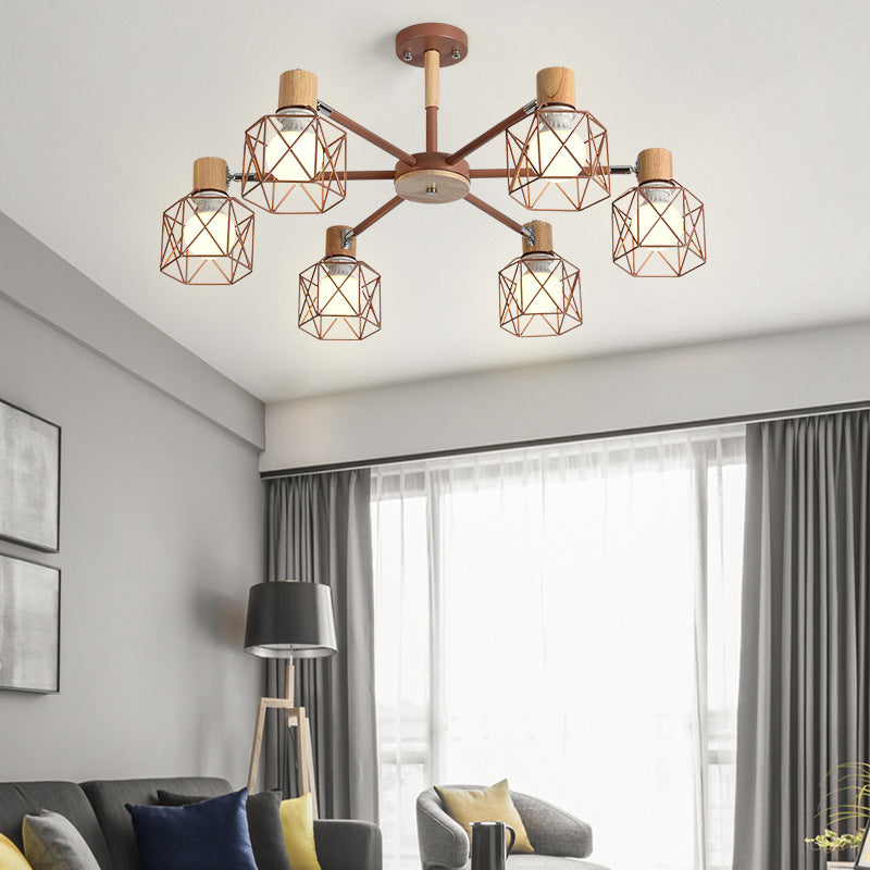 Stylish Macaron Ceiling Pendant: Metal Hanging Light for Nurseries