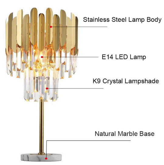 Georgia Crystal Floor & Table Lamp – Sparkle in Style