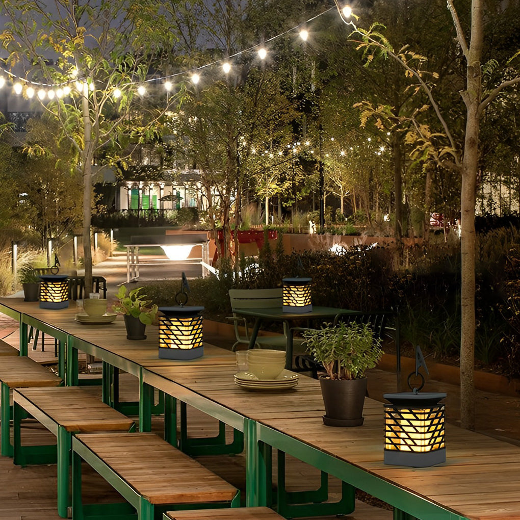 Portable Intelligent Solar LED Outdoor Lanterns