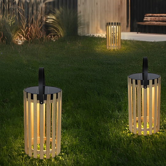 Portable Solar LED Outdoor Waterproof Lantern Floor Lamp