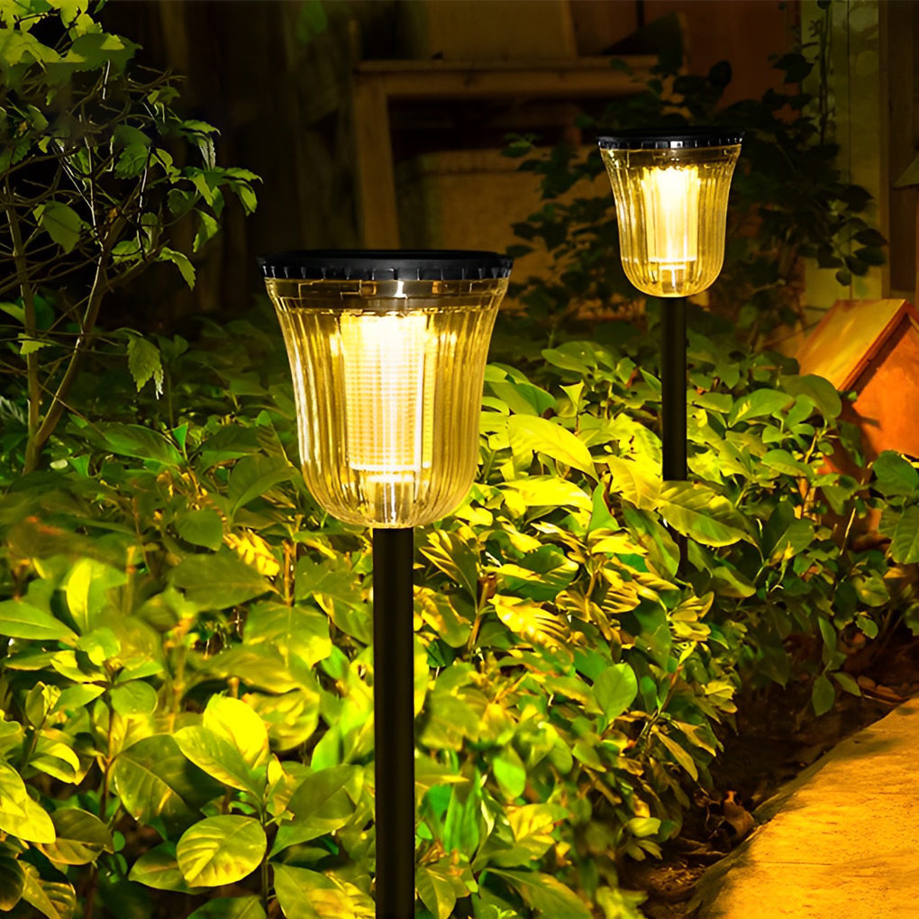 Outdoor Solar Lawn Lights with Motion Sensor (2 Pcs)