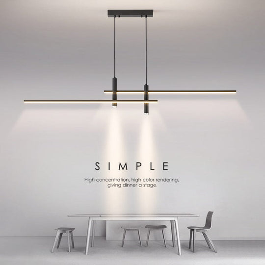 Arden Dual Bar Pendant Light - Versatile Lighting with Global Compatibility