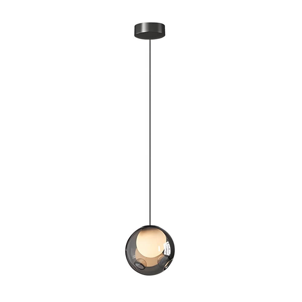 6.3 Inch Glass Bubble LED Modern Pendant Light