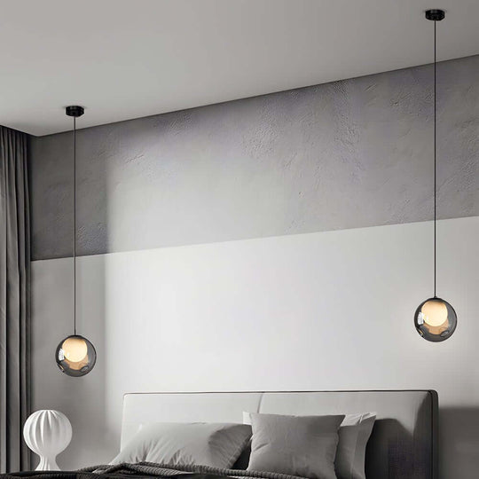 6.3 Inch Glass Bubble LED Modern Pendant Light