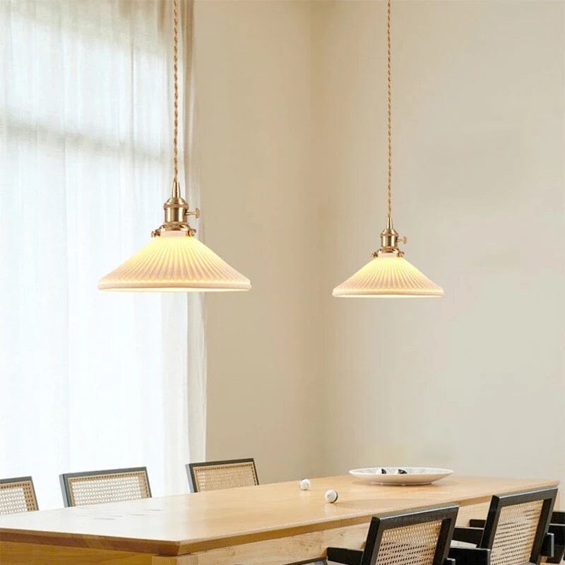 Ayleen White Ceramic Pendant Lights