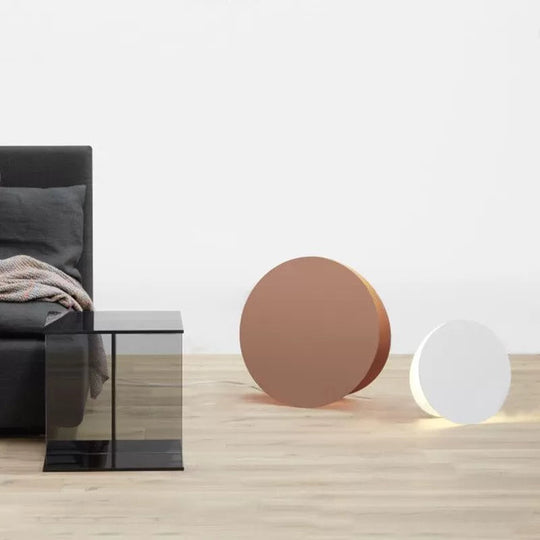 Modern Metal Circle Sconce Light for Child's Bedroom or Living Room