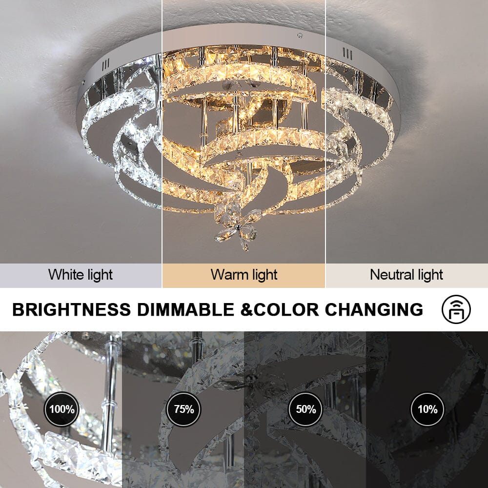 Alice Crystal Rose Ceiling Chandelier – Durable and Long-Lasting Construction