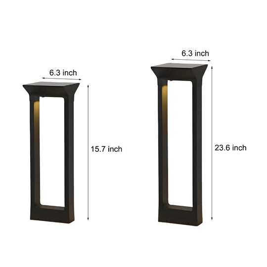 Elegant Solar Powered Waterproof LED Pathway Lights