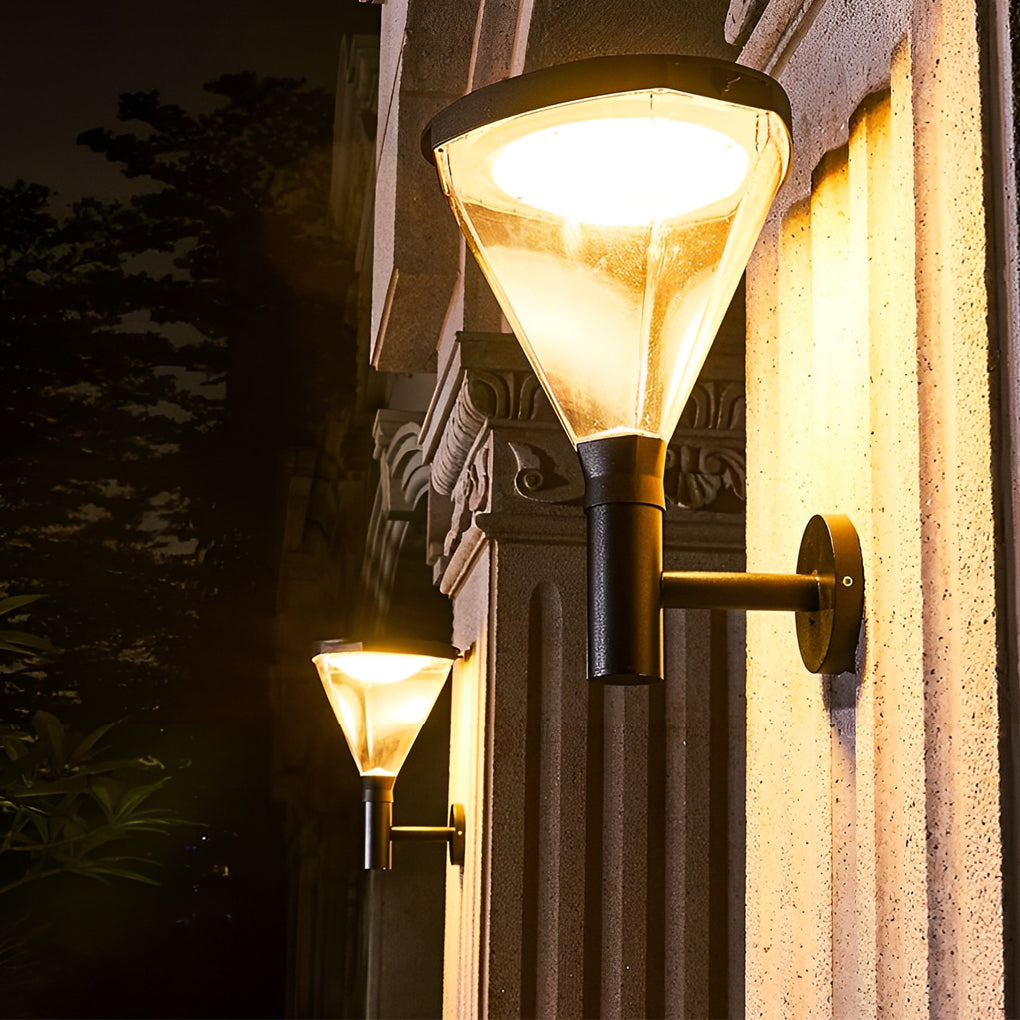 Waterproof Dimmable LED Solar Outdoor Wall Light