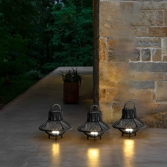 Tribal Outdoor Floor Lamp