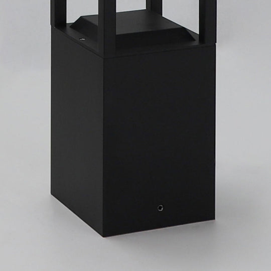 Hollow Rectangular Solar LED Pathway Bollard Lights