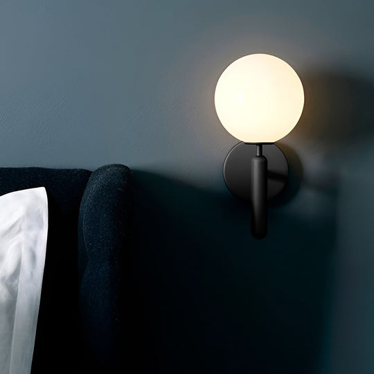 Glass Ball Shaped 5W LED Nordic Wall Sconce Lighting