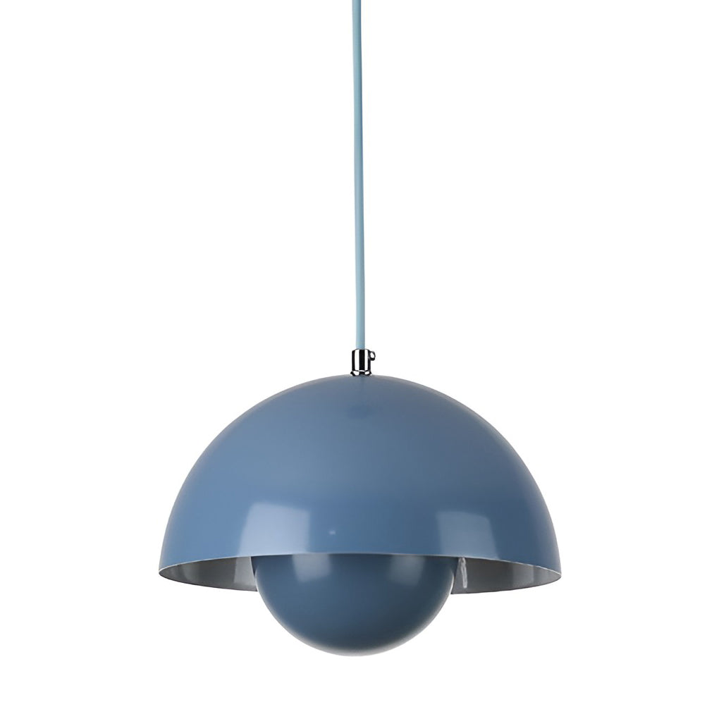 1 Light Metal Mushroom Nordic Flowerpot Pendant Light