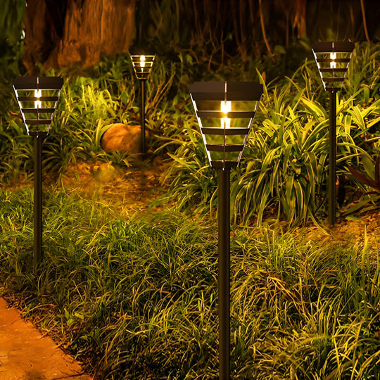 Smart Solar Powered Waterproof LED Outdoor Post Light