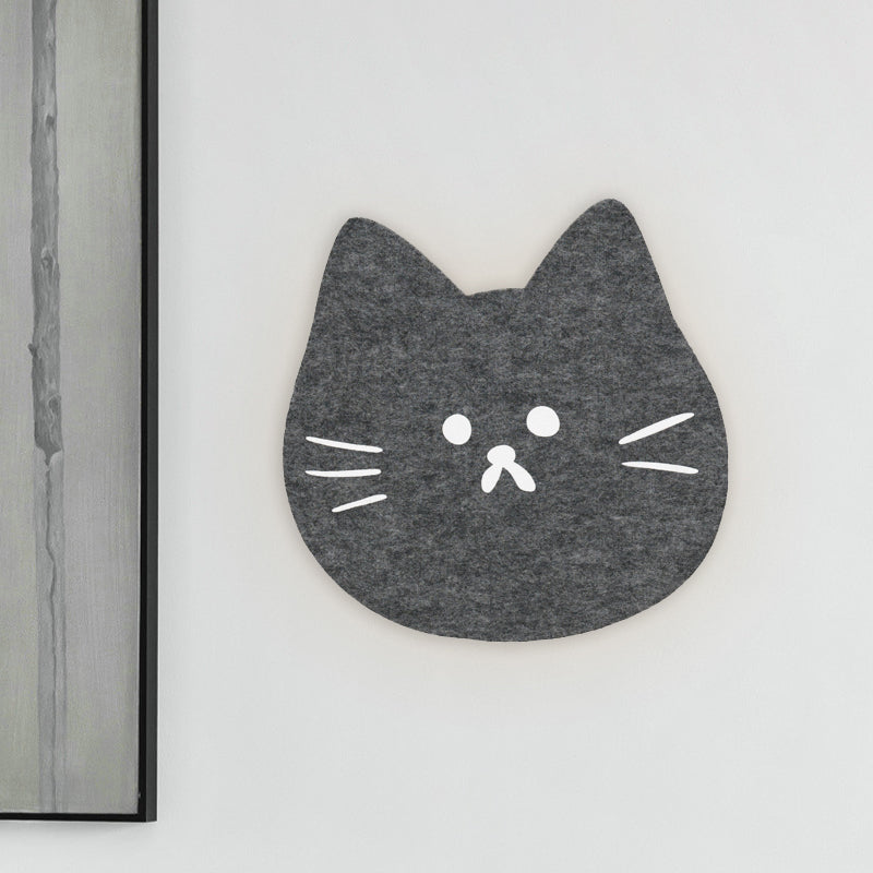 Cartoon LED Wall Lamp for Kids Bedroom with Felt Sheep, Pine Tree, and Airship - Available in Pink, Green, and Blue