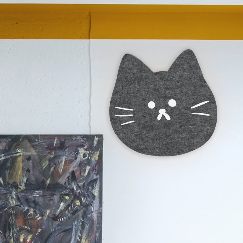 Cartoon LED Wall Lamp for Kids Bedroom with Felt Sheep, Pine Tree, and Airship - Available in Pink, Green, and Blue