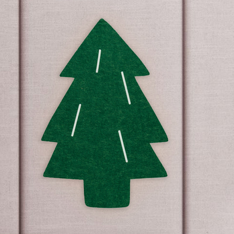 Cartoon LED Wall Lamp for Kids Bedroom with Felt Sheep, Pine Tree, and Airship - Available in Pink, Green, and Blue