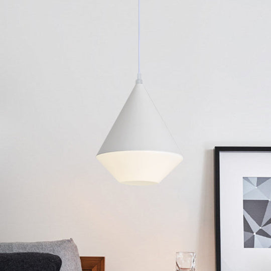 Modern Diamond Acrylic LED Pendant Light Fixture for Dining Table