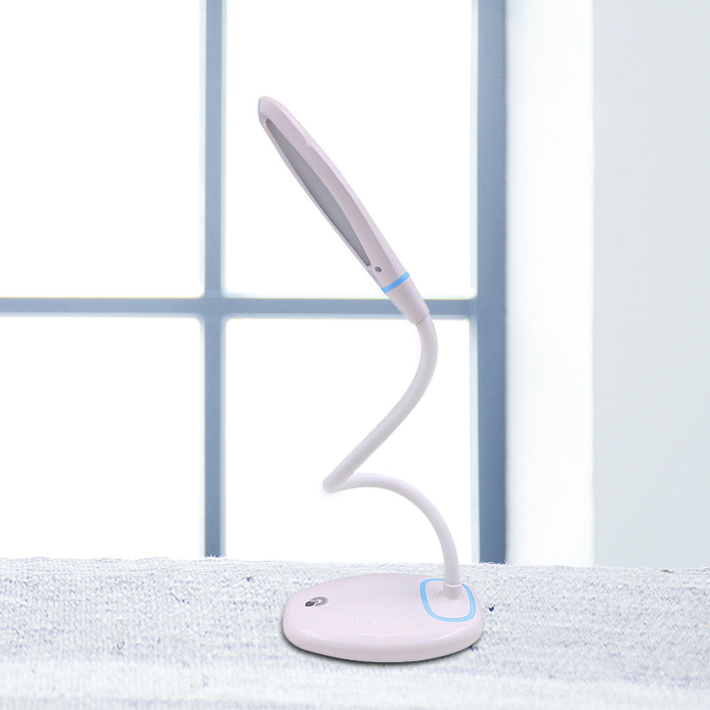 Smart Touch Stepless Dimmable LED Desk Lamp: Flexible USB Reading Light