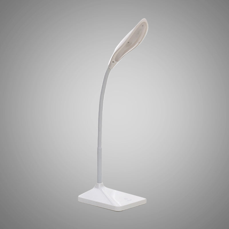 Modern Touch Control LED Desk Lamp - Rechargeable Reading Light in Blue/Pink/White