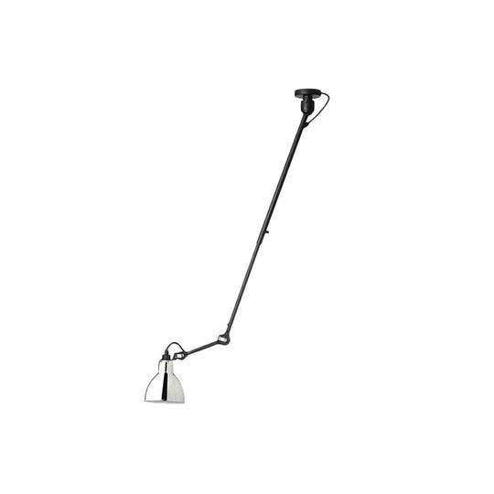 Modern Dome Pendant Lamp with Articulating Arm - Black/Gray Ceiling Light for Kitchen