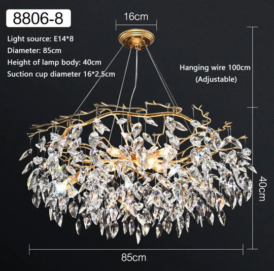 Amara Luxury Gold Chandelier