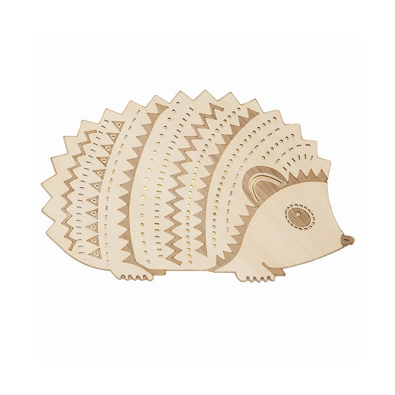 Hedgehog LED Wall Sconce for Kids' Bedside - Left/Right Facing, Flush Mount