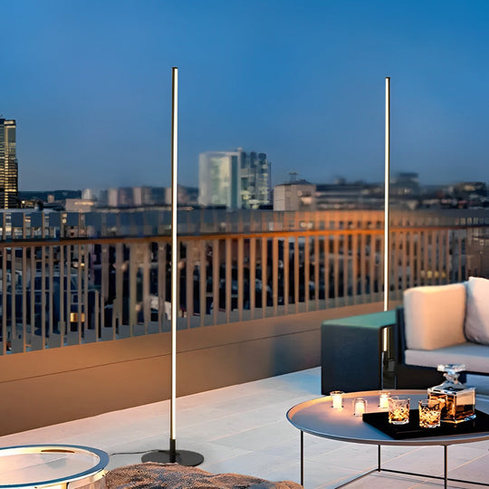 Remote Control LED Outdoor Rod Floor Accent Lamp