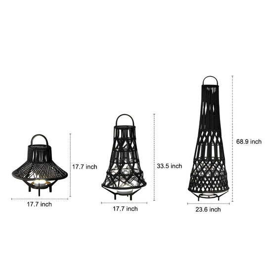 Tribal Outdoor Floor Lamp