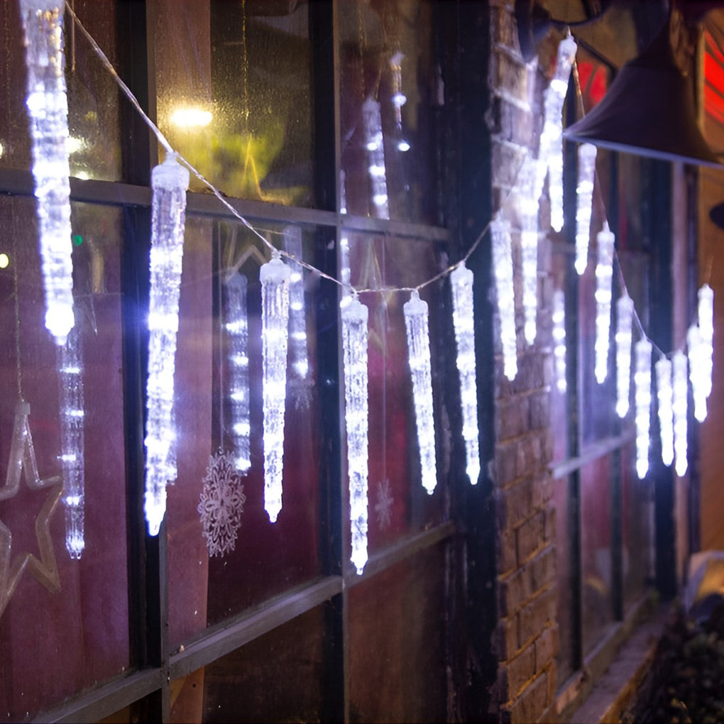 Solar LED Waterproof Icicle String Lights