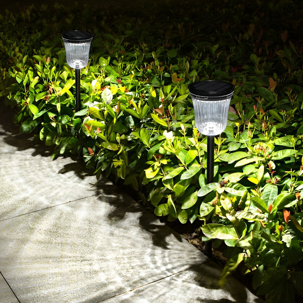 Outdoor Solar Lawn Lights with Motion Sensor (2 Pcs)