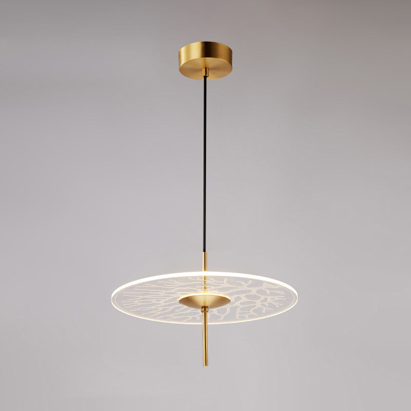 Clear Glass LED Pendant Light for Restaurants - Minimalist Style