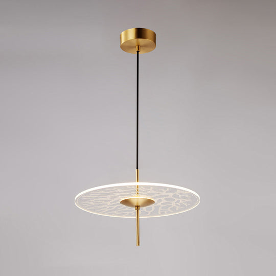 Clear Glass LED Pendant Light for Restaurants - Minimalist Style