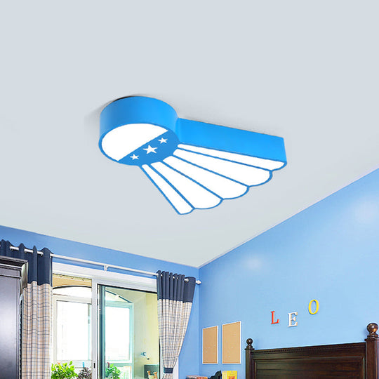Kindergarten Ceiling Mounted LED Light for Kids' Badminton Room (Blue/Green/Red)