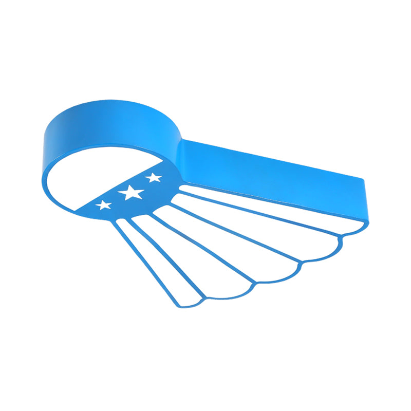 Kindergarten Ceiling Mounted LED Light for Kids' Badminton Room (Blue/Green/Red)