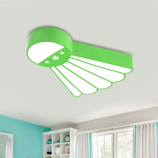 Kindergarten Ceiling Mounted LED Light for Kids' Badminton Room (Blue/Green/Red)